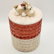 Load image into Gallery viewer, Gemstone Encrusted Stackable Cannisters
