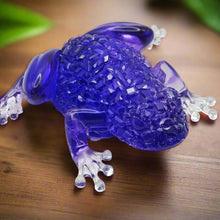 Load image into Gallery viewer, Crystal Amethyst IntoResin Frog
