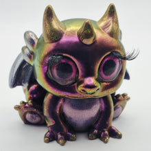 Load image into Gallery viewer, Sparkly Chameleon Dragon Figurine
