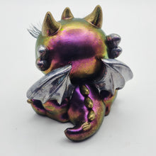 Load image into Gallery viewer, Sparkly Chameleon Dragon Figurine
