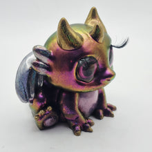 Load image into Gallery viewer, Sparkly Chameleon Dragon Figurine
