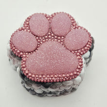 Load image into Gallery viewer, IntoResin Diamond Marbled Dog Paw Trinket Box
