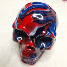 Load image into Gallery viewer, Marbled IntoResin Crystal Skull
