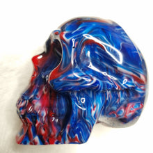 Load image into Gallery viewer, Marbled IntoResin Crystal Skull
