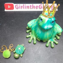 Load image into Gallery viewer, IntoResin Marbled Chubby Frog Figurine 'Froggy Friday'
