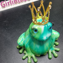 Load image into Gallery viewer, IntoResin Marbled Chubby Frog Figurine 'Froggy Friday'
