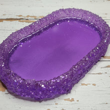 Load image into Gallery viewer, IntoResin Crystal Edge Amethyst Tray &amp; Diamond Butterfly
