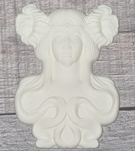 Load image into Gallery viewer, Resin French Inspired Furniture Embellishment On-lay Applique Goddess
