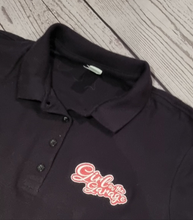 Load image into Gallery viewer, Black and White Custom Polo&#39;s with Embroidered GitG Logo

