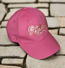 Load image into Gallery viewer, Pink Custom Cap with Embroidered GitG Logo
