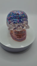 Load and play video in Gallery viewer, Handcrafted Resin Snow Dome Skulls
