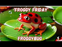 Load and play video in Gallery viewer, &#39;FroggyBug&#39; Ladybug Frog Figurine
