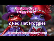 Load and play video in Gallery viewer, 2 Red Hat Frogs and Friends
