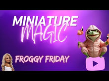 Load and play video in Gallery viewer, Flamingo 'Froggy Friday' Resin Frog Figurine
