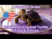Load and play video in Gallery viewer, IntoResin Crystal Turtle Coaster &amp; Matching Hippo
