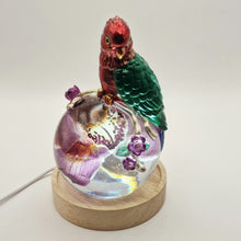 Load image into Gallery viewer, Let&#39;s Resin Crystal Ball Aussie King Parrot Lamp
