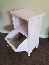 Load image into Gallery viewer, Pink Rattan Cabinet
