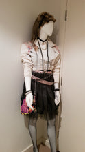 Load image into Gallery viewer, Vintage 80&#39;s Black Water-wave Taffeta Balloon Skirt
