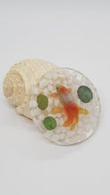 Load image into Gallery viewer, Set of 4 x White 3D Goldfish Resin Coasters
