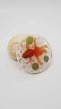 Load image into Gallery viewer, Set of 4 x White 3D Goldfish Resin Coasters
