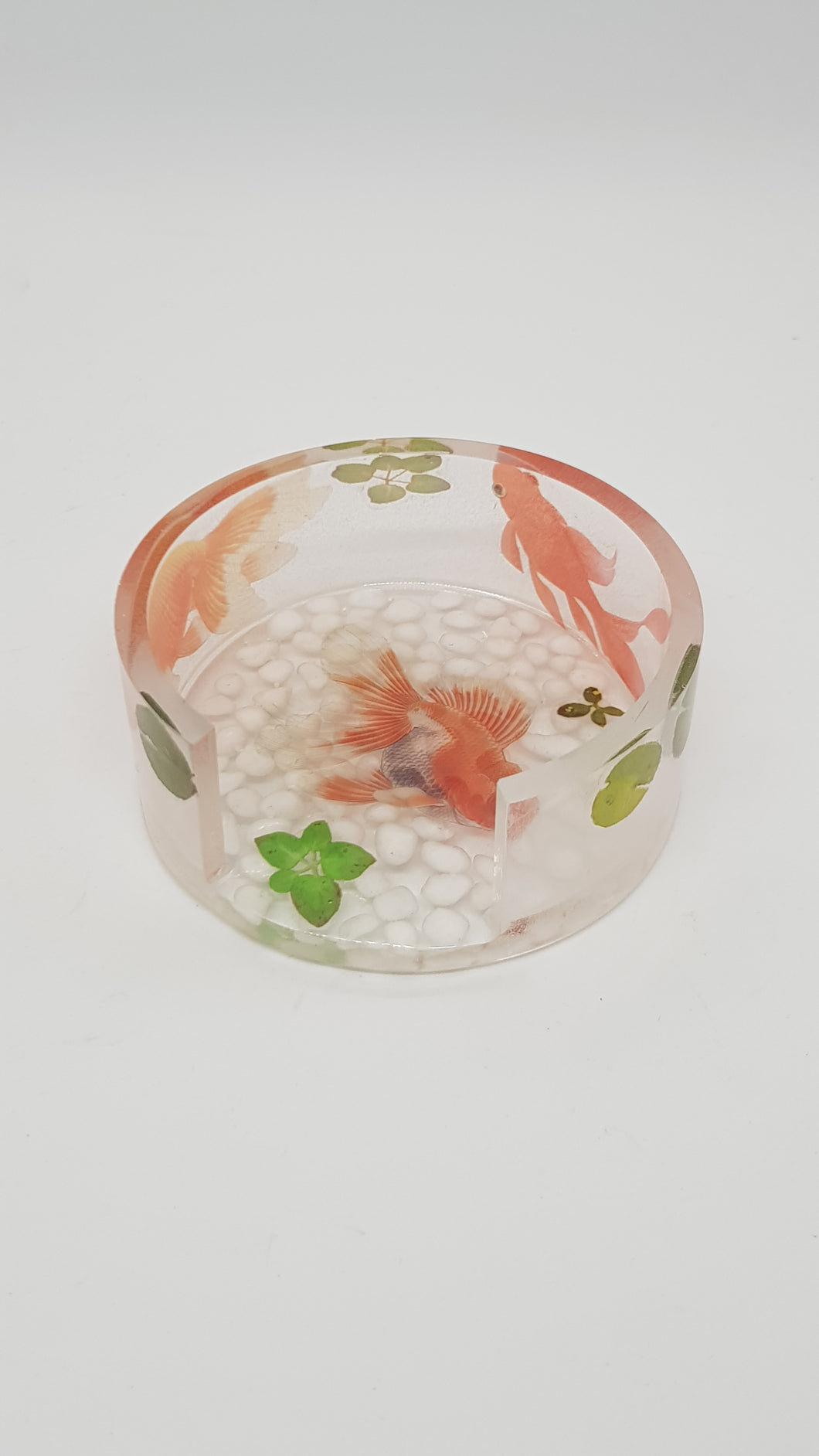 Goldfish Bowl Resin Coaster Holder