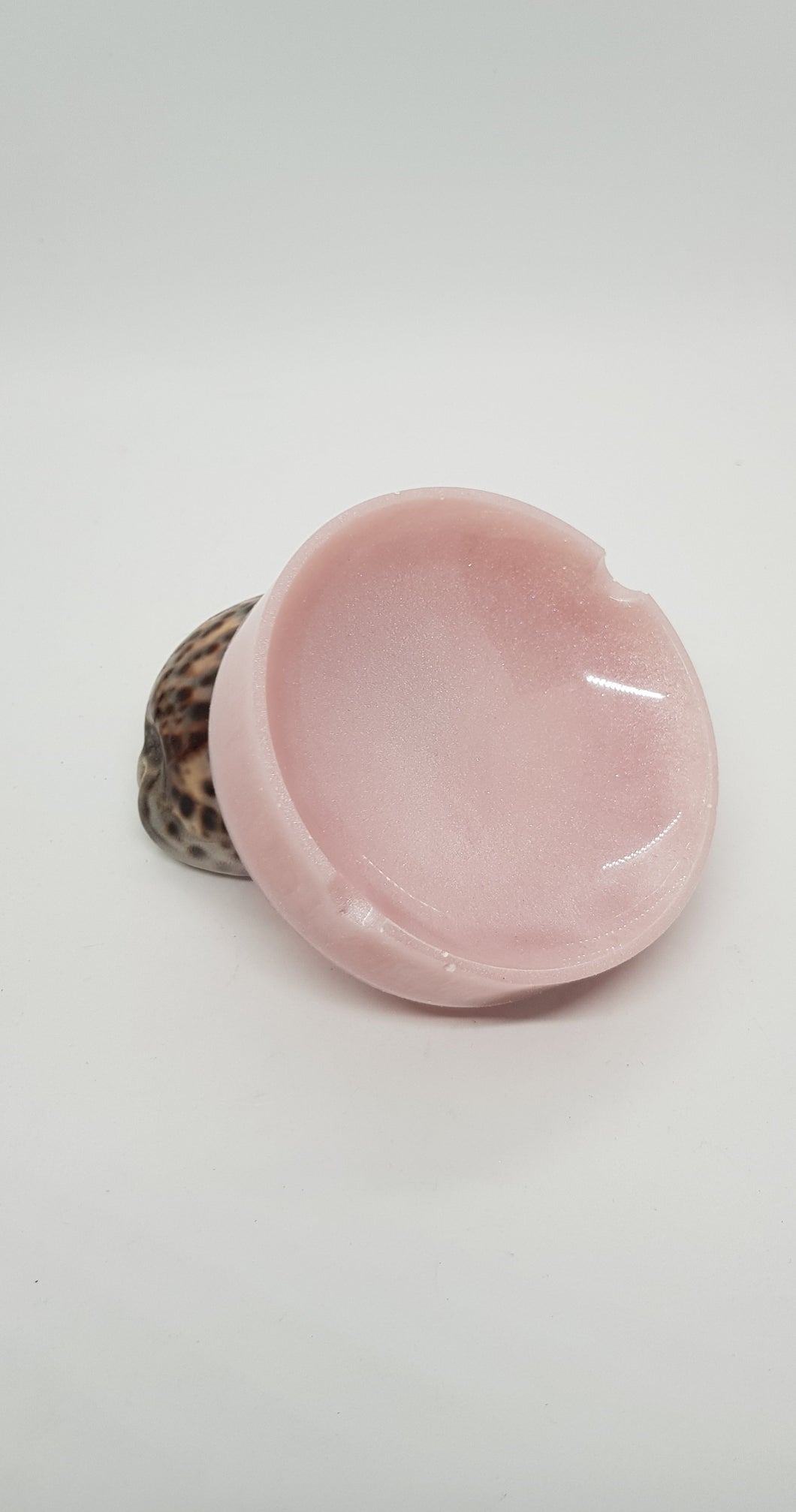 Pale Pink Lemonade Pearl Resin Ashtray