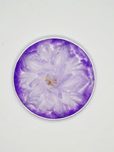 Load image into Gallery viewer, Lilac Lavender 3D Bloom Resin Coasters
