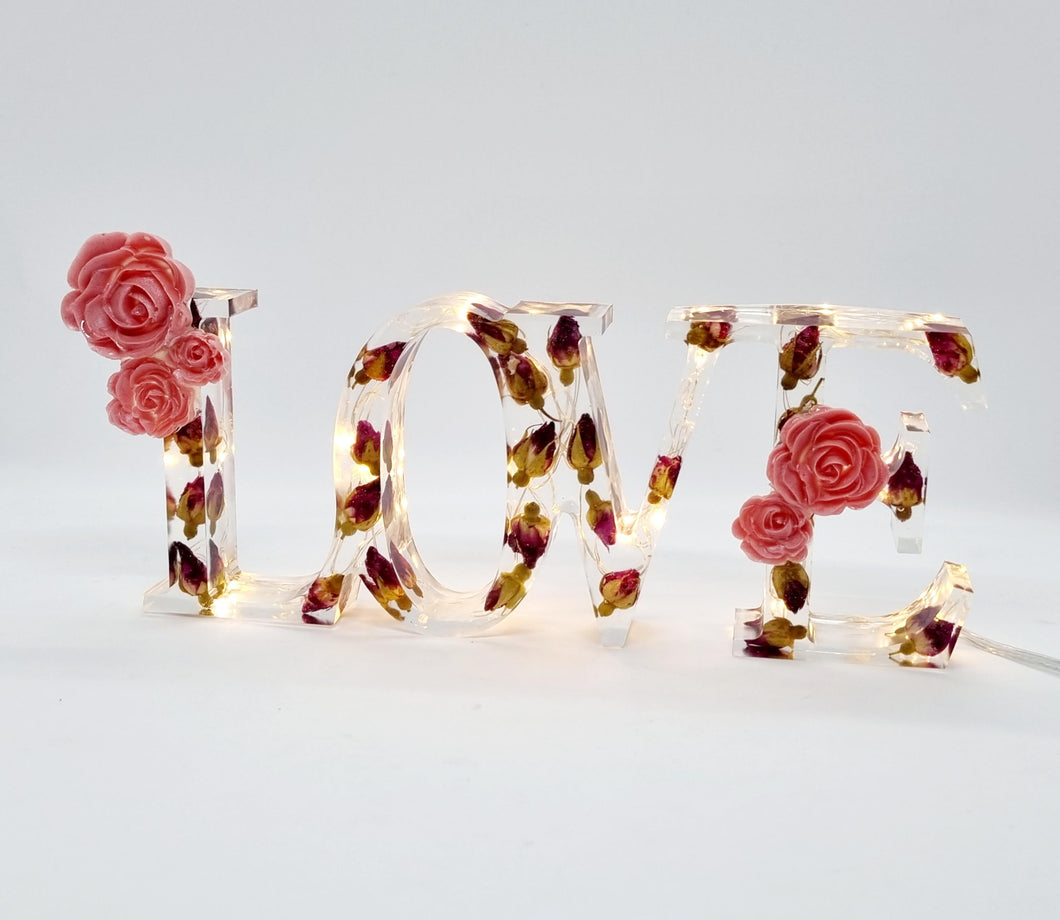 Rose Bud LED Love Lamp