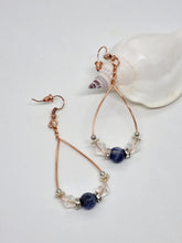 Load image into Gallery viewer, &#39;Venus&#39; Gemstone Bead Teardrop Earrings
