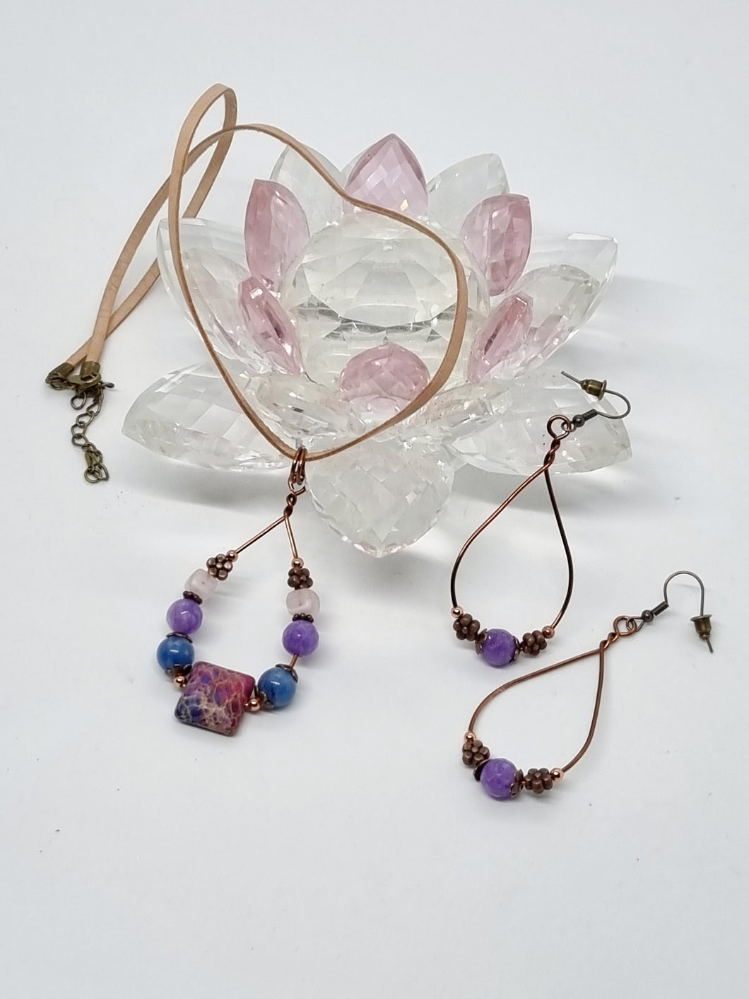 'Sorenseni' Gemstone Bead Pendant & Earring Sets