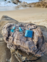 Load image into Gallery viewer, &#39;Nerita&#39; Resin Cabochon Pendant &amp; Earring Sets
