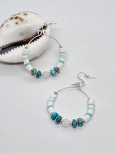 Load image into Gallery viewer, &#39;Patula&#39; Gemstone &amp; Heishi Bead Earrings
