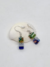 Load image into Gallery viewer, &#39;Cassidae&#39; Millefiori Glass Bead Earrings
