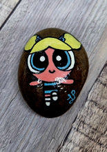 Load image into Gallery viewer, Set of 3 x Powerpuff Girls Hand-Painted Kindness Rocks
