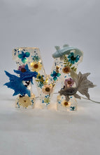 Load image into Gallery viewer, Flowers &amp; Butterflies, Seashell &amp; Fish LED Alphabet Lamps
