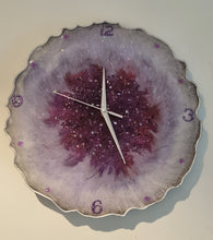 Load image into Gallery viewer, Large Geode Resin Wall Clocks
