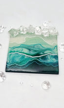 Load image into Gallery viewer, Sets of 4 x Crystal Agate Geode Resin Coasters
