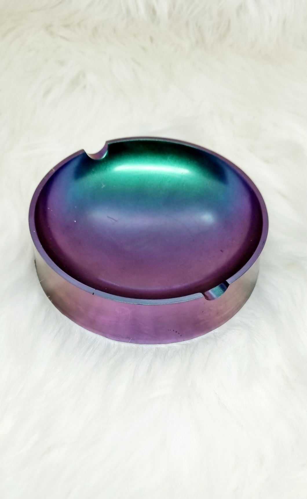 Colour Change Holographic Resin Ashtrays