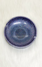 Load image into Gallery viewer, Holographic Super Sparkle Navy Blue Resin Ashtray
