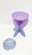 Load image into Gallery viewer, Handcrafted Super Sparkle Mermaid Tail Pot Plant Stand
