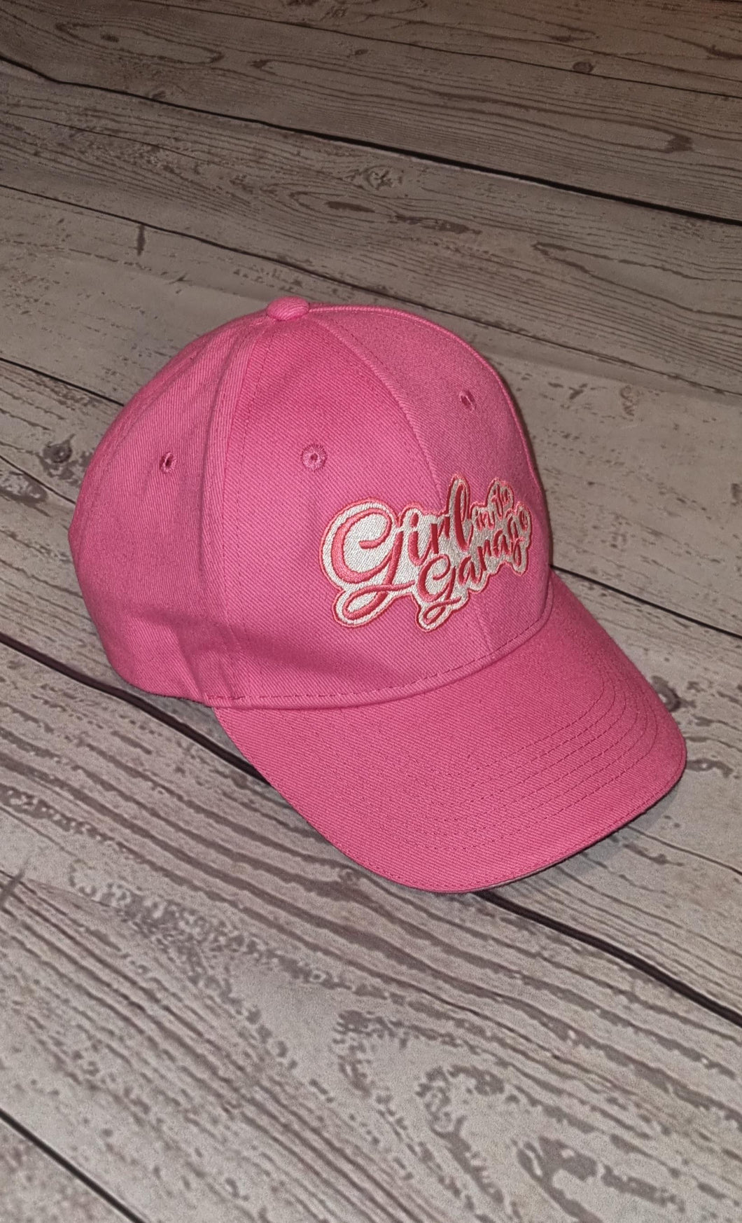 Pink Custom Cap with Embroidered GitG Logo