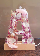 Load image into Gallery viewer, Seashell &amp; Fish LED Alphabet Lamps
