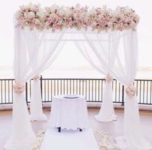 Load image into Gallery viewer, 2 x Rolls Of White Sheer Organza Tulle Wedding Decoration
